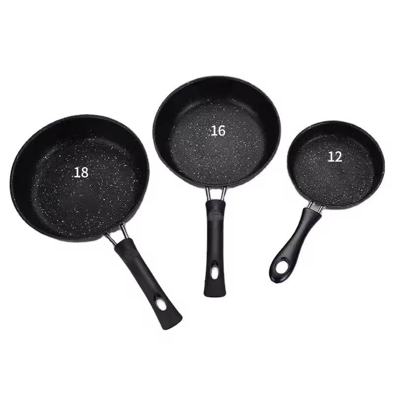 Eco saincheaptha lógó miasniteoir Leagann pan friochadh earraí cookware alúmanam sábháilte nonstick