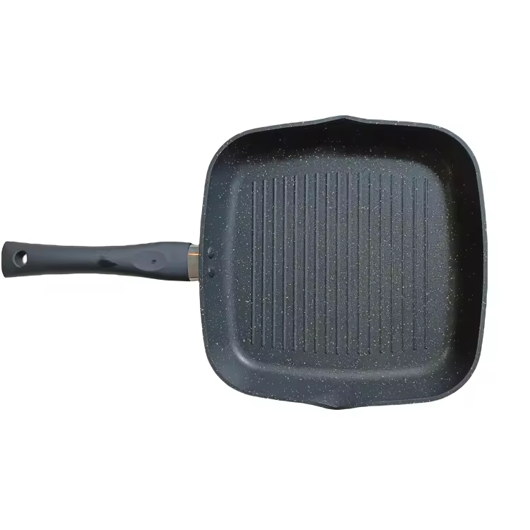 Pannaí Frying Alúmanam Die Cast Scilets Pan Fry Set le Láimhseáil Inbhainte Inbhainte