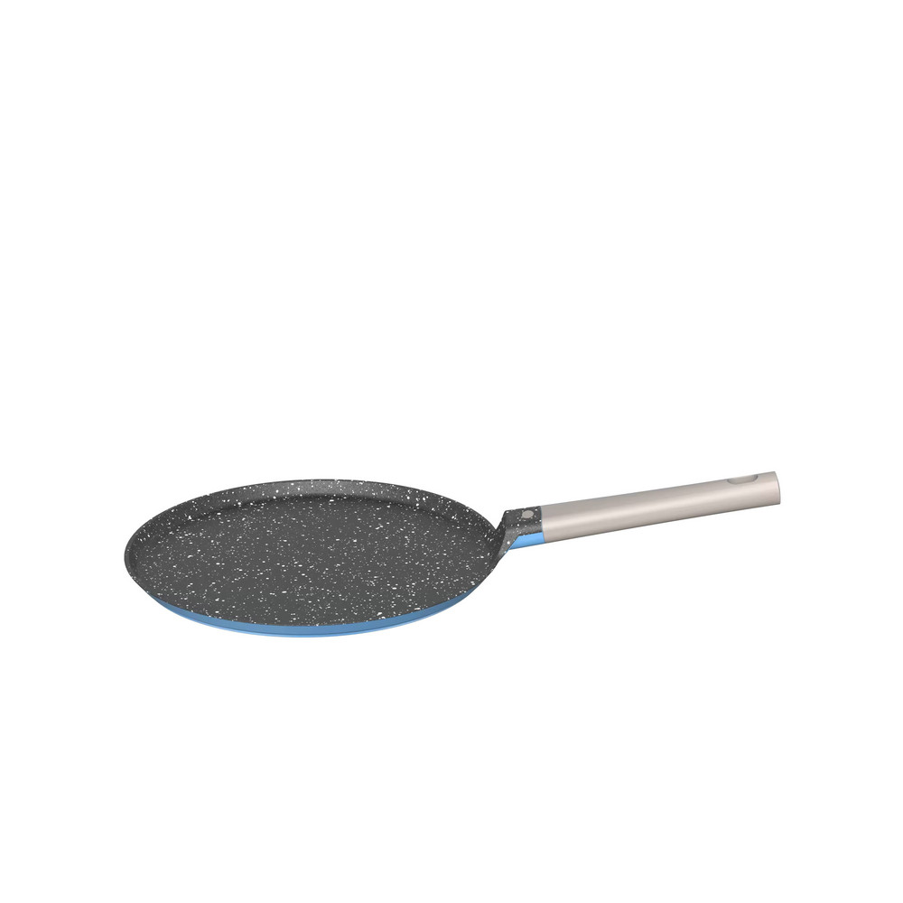 Sraith Dúlra Leerpan 28cm Cumhdach Marmair Neamhmhaide Teilgthe Pizza Alúmanam Pan Crepe Pan Pancóg le Láimh Bakelite Fan Cool