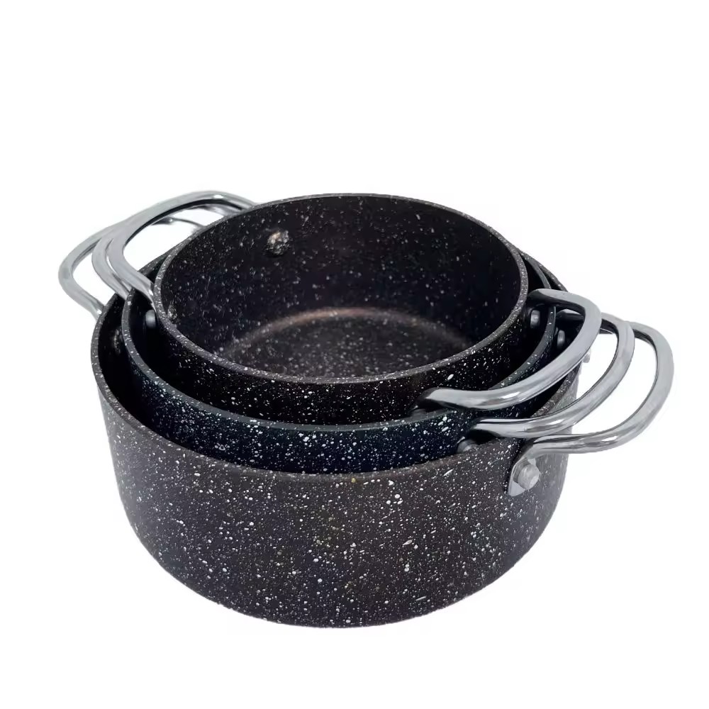 Onnmhairithe Go dtí an Eoraip Potaí Anraith Sáspa Ionduchtúcháin Pannaí Uirlisí Cócaireachta Cistine Uirlisí Cócaireachta Set